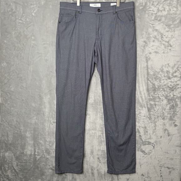 Brax Pants Mens 36x32 Blue Cooper Fancy Regular Fit Stretch Cotton Modern Casual - Picture 1 of 16